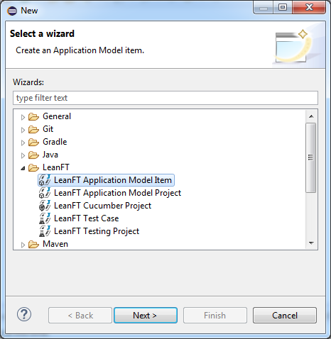  LeanFT-Application-Object-Model-Item-Project
