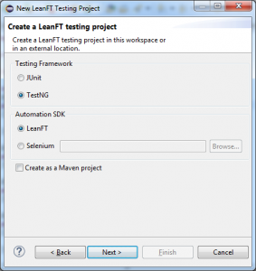 Create a UFT Developer | LeanFT Testing Project & Write First Test ...