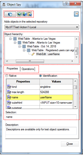 Object Spy in UFT