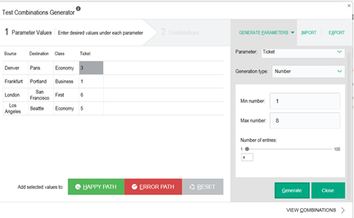 Test-Combination-Generator-AutoPopulated-Data-UFT-2