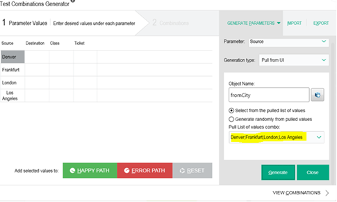 Test-Combination-Generator-AutoPopulated-Data-UFT